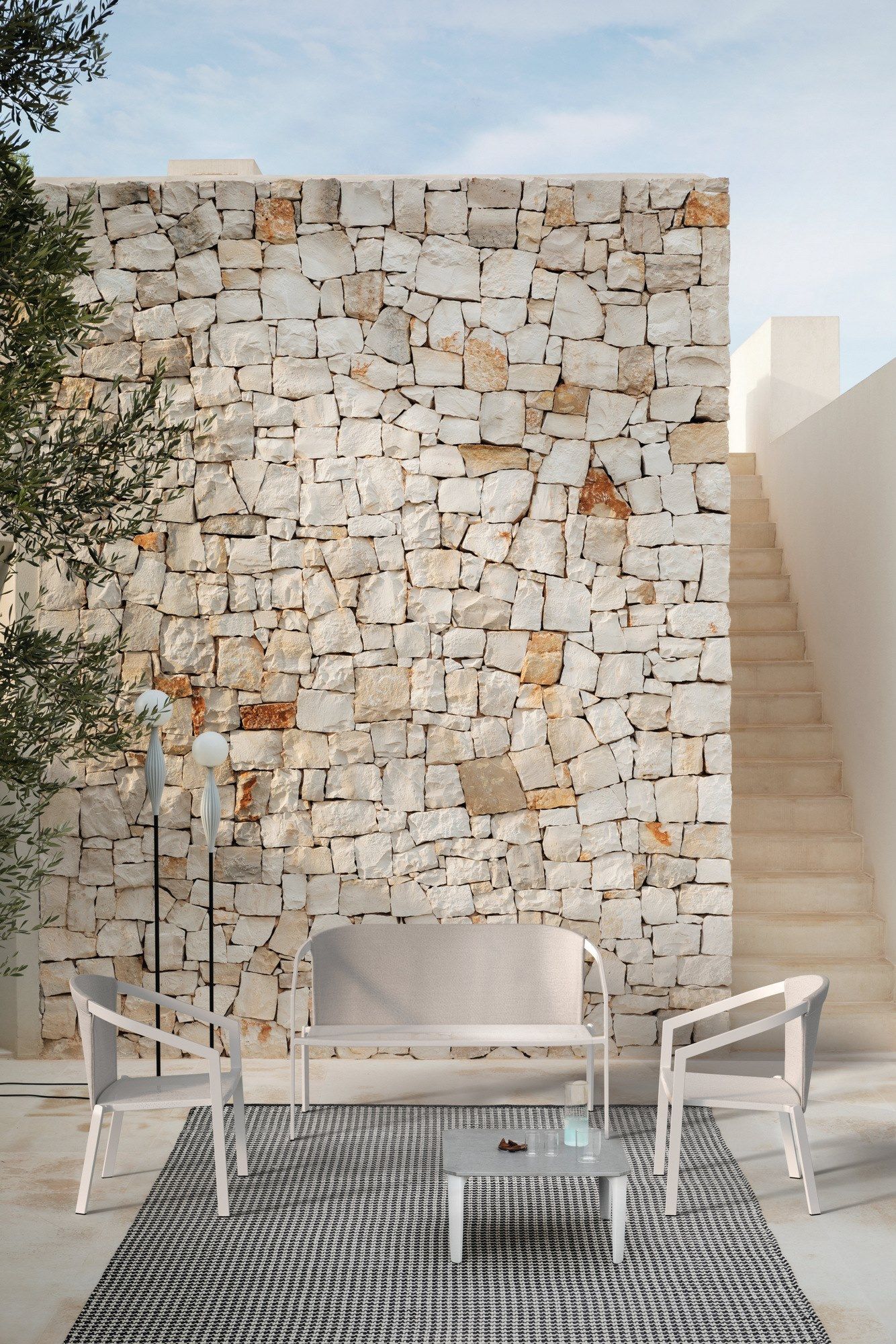 Алюминиевый стул с порошковым покрытием с подлокотниками MY YOUR Push ARCH-00070265 - Вид №2