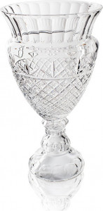 10571495 Cristal de Paris Ваза Cristal de Paris 49см "Гигант" Хрусталь