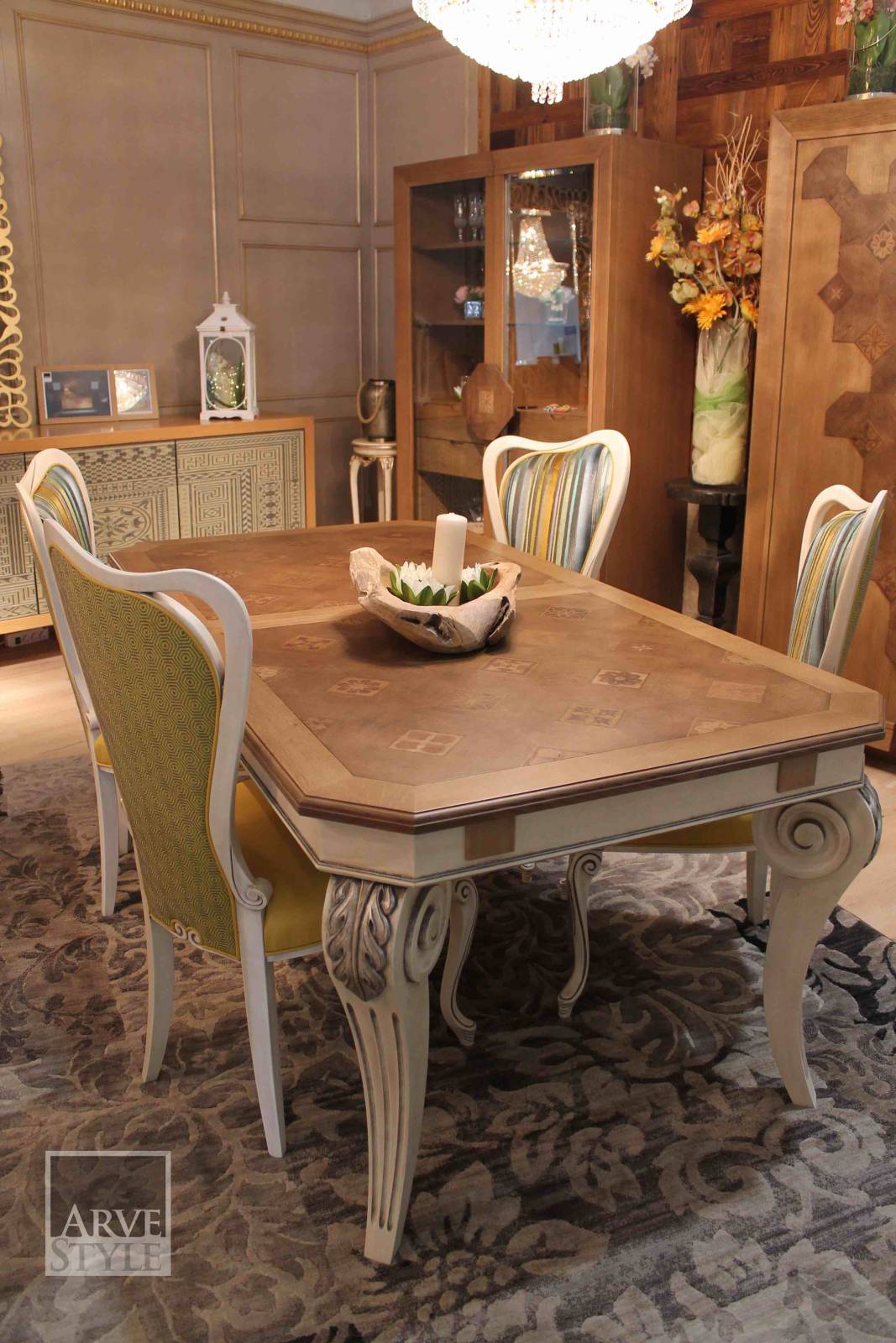 Деревянный прямоугольный выдвижной стол для гостиной Arvestyle паркет ARCH-00136063 - Вид №7