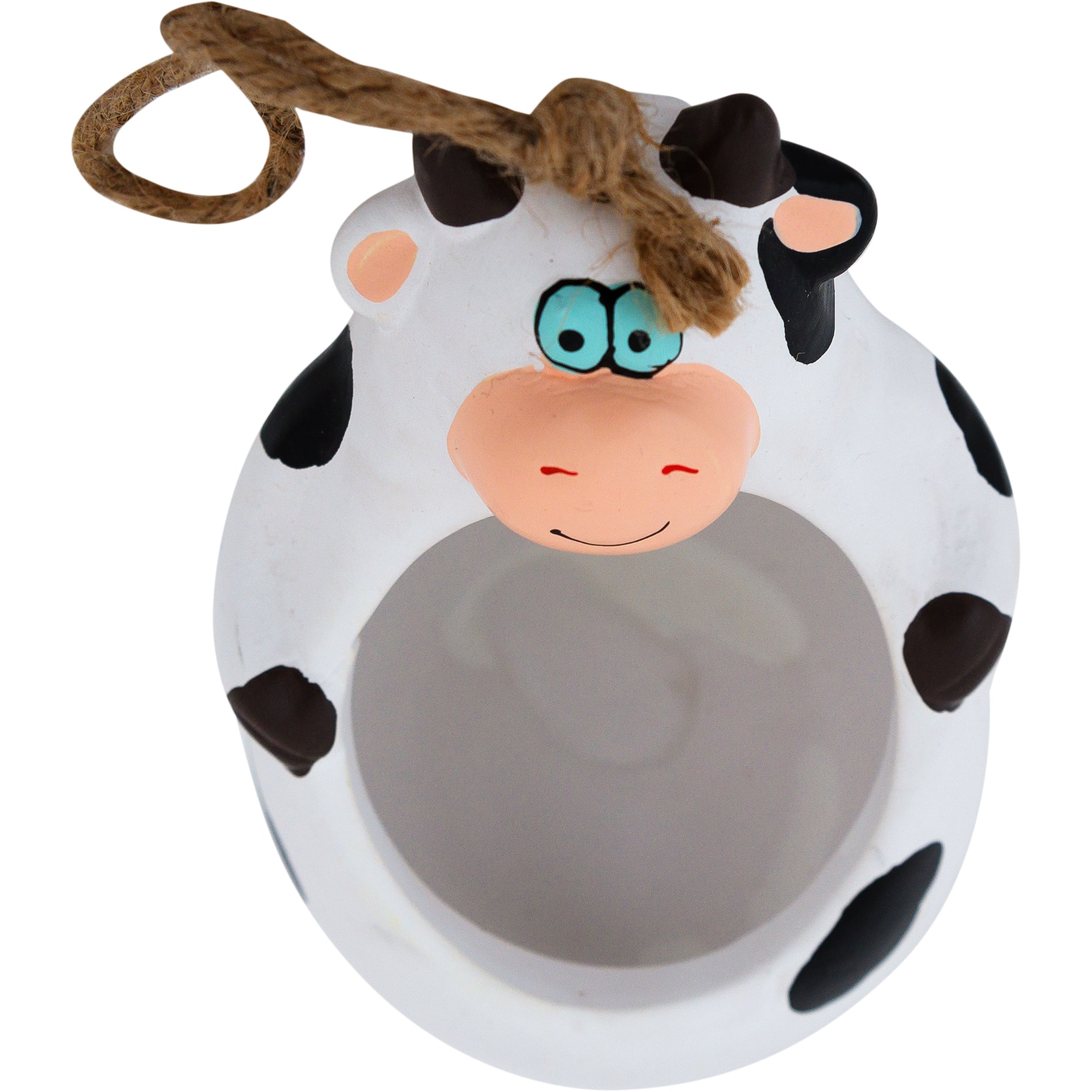 82056884 Кашпо-кактусник 10.5x10x15 см v0.15 л керамика чёрный/белый Santreyd  - Вид №2