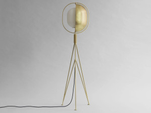 Латунь светодиодный торшер