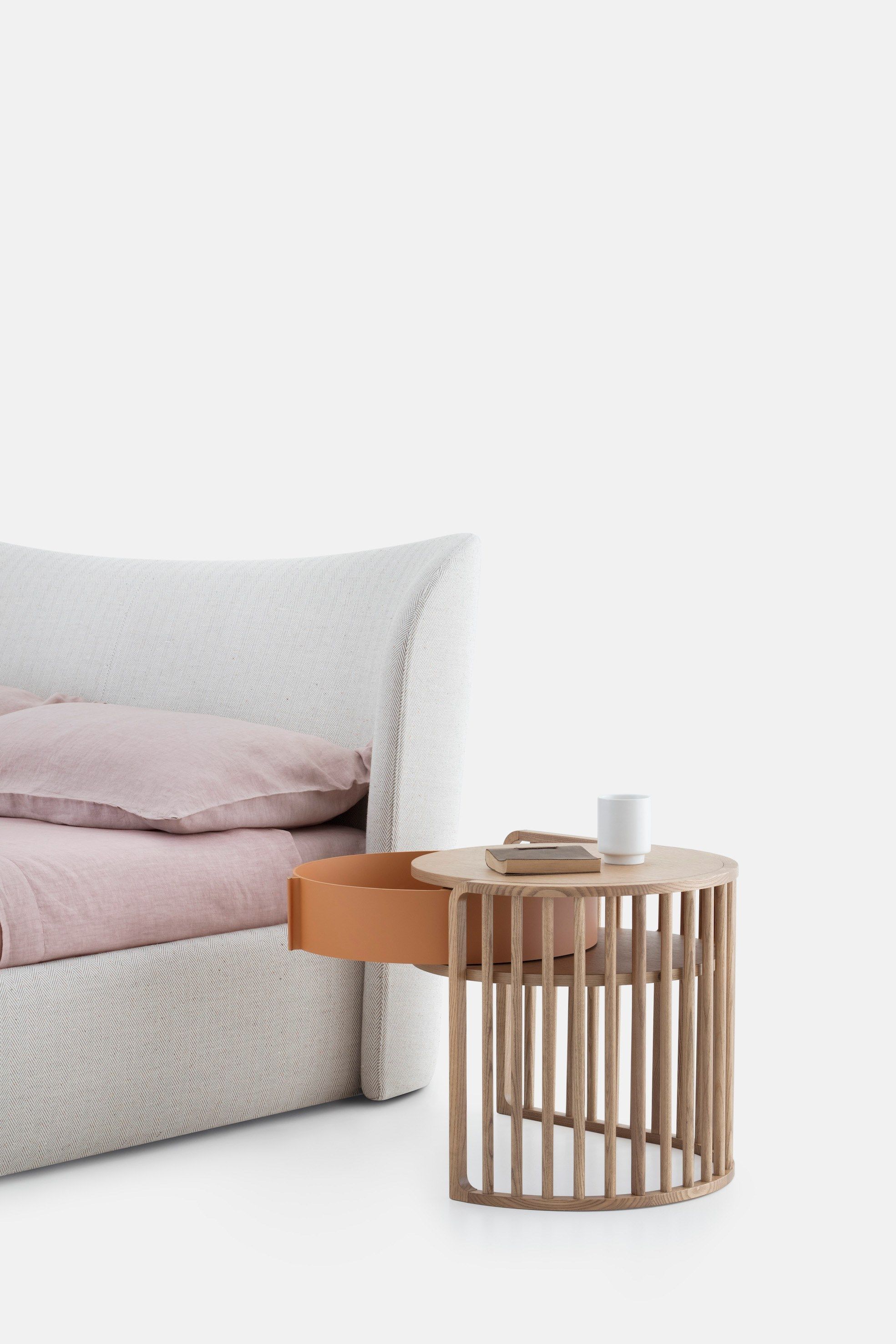 Деревянная круглая тумбочка с ящиками Pianca ARCH-00028815 - Вид №3