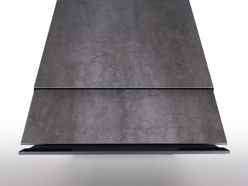 Midj Раздвижной прямоугольный обеденный стол из стекла sun-id-1438305 - Вид №3