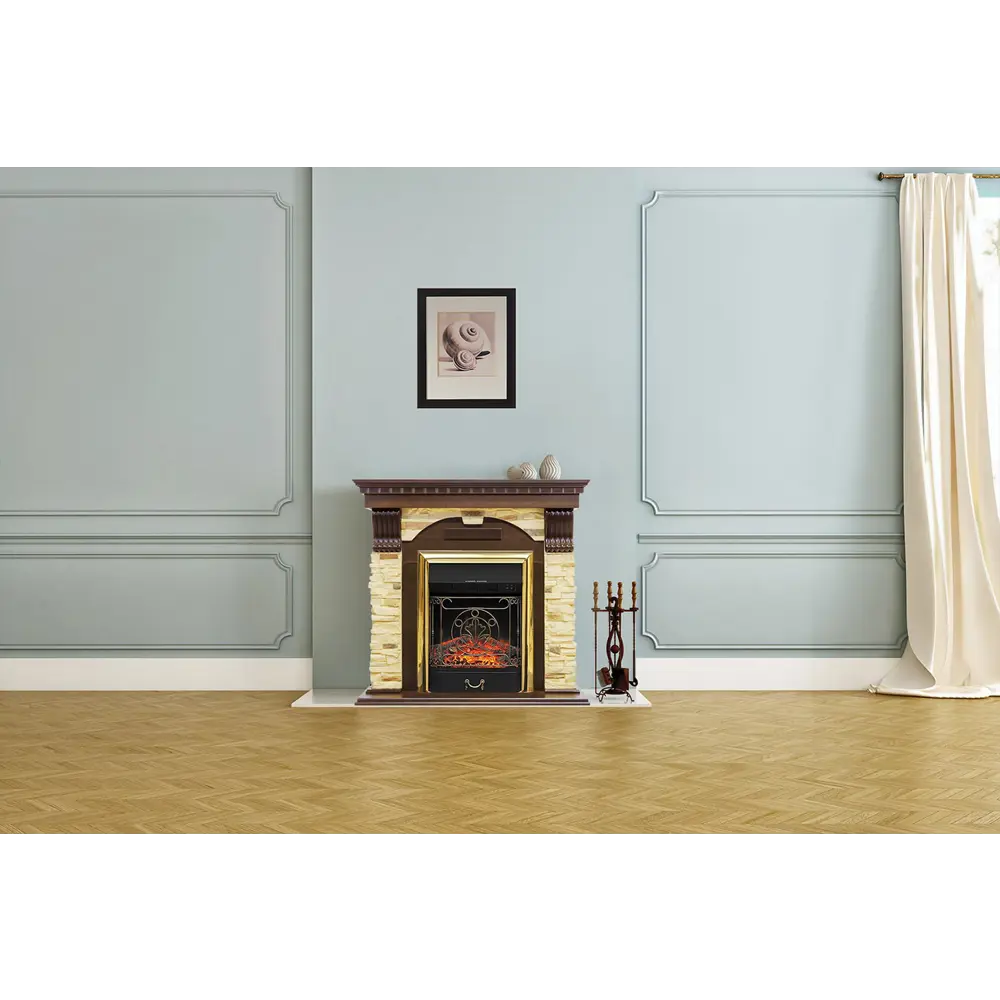 Обрамление Dublin арочный сланец темный дуб ROYAL FLAME STLM-2200158 - Вид №1