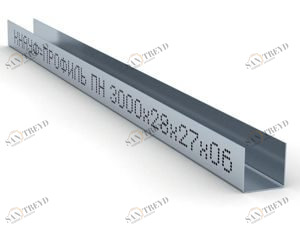Профиль потолочный направляющий ППН 27х28 3м Кнауф Knauf Italia 323
