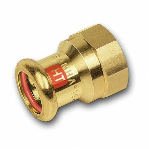 1132701512 SANHA 13270G пресс-фит. солн., бронза, муфта переходная ВПр-ВР 15x1/2 мм