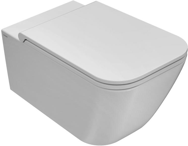 Подвесной унитаз настенный Белый Ceramica Globo STONE Италия sun-id-1409495 - Вид №4