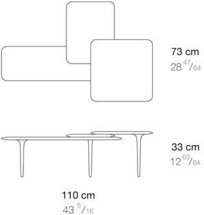 Branca Lisboa Низкий лакированный журнальный столик из дерева sun-id-1468526 - Вид №3