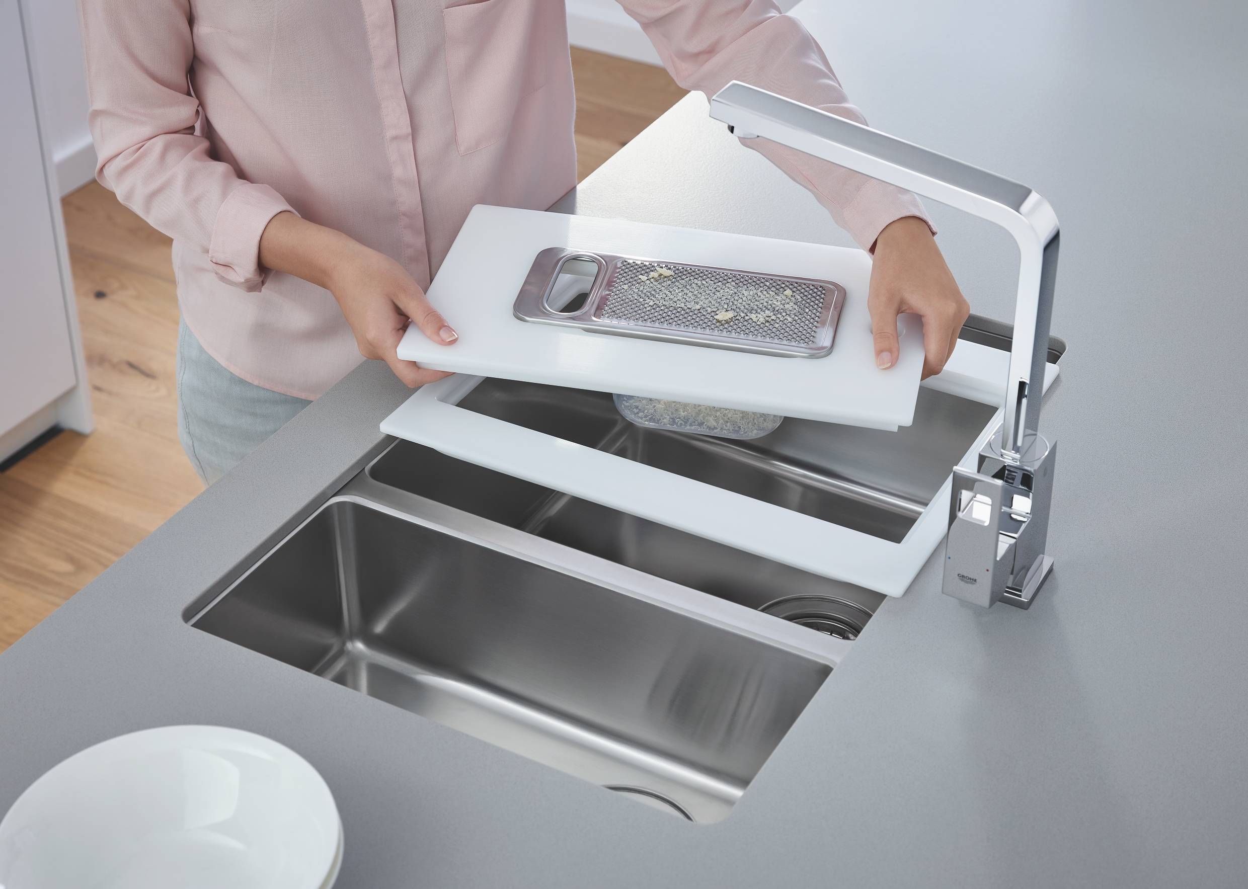 31575SD0 Мойка кухонная овальная Grohe K7 - Вид №5