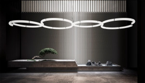 Светодиодный подвесной светильник из полиэтилена