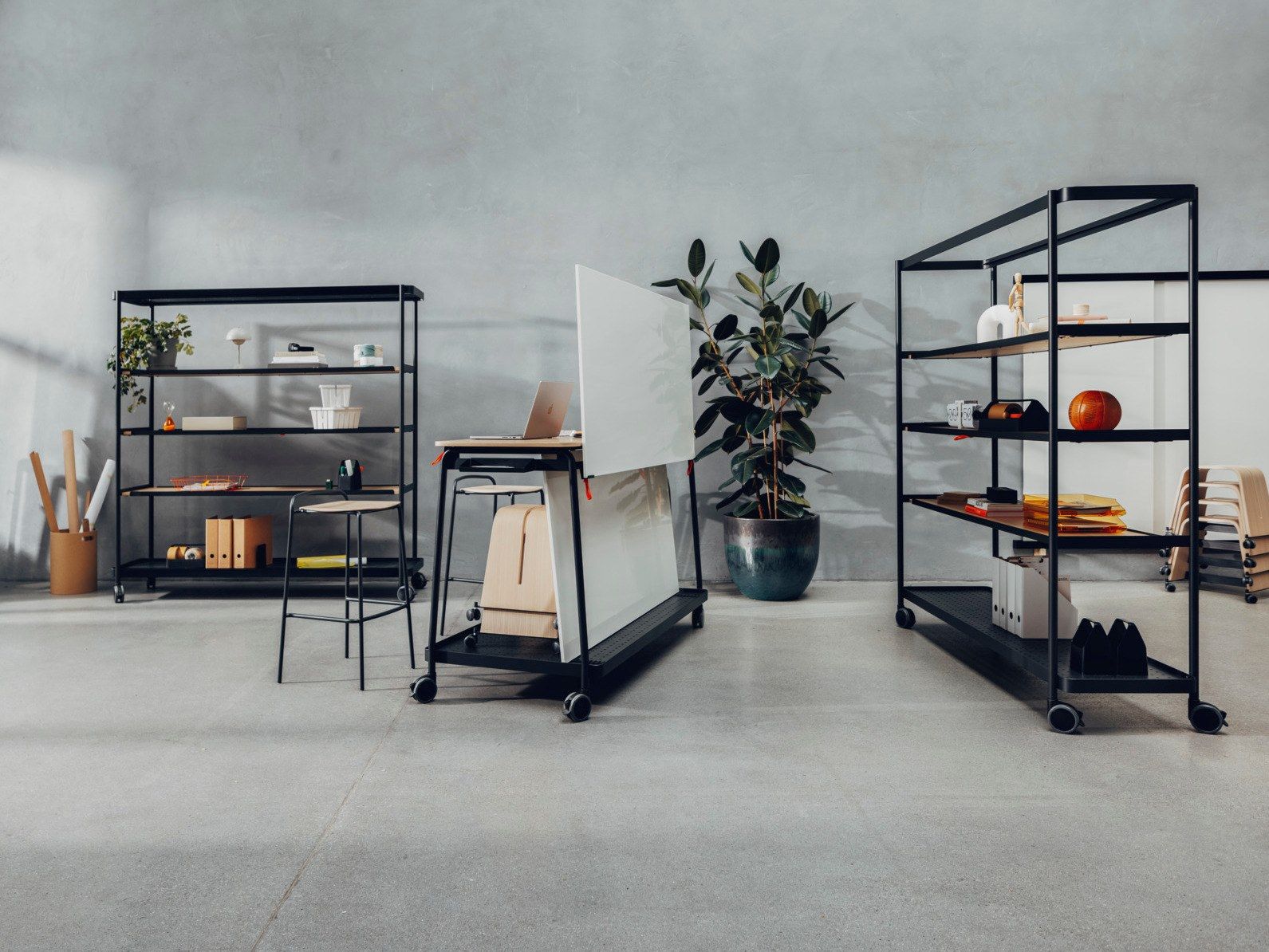 Высокий стол с колесами Brunner доски ARCH-00101423 - Вид №2