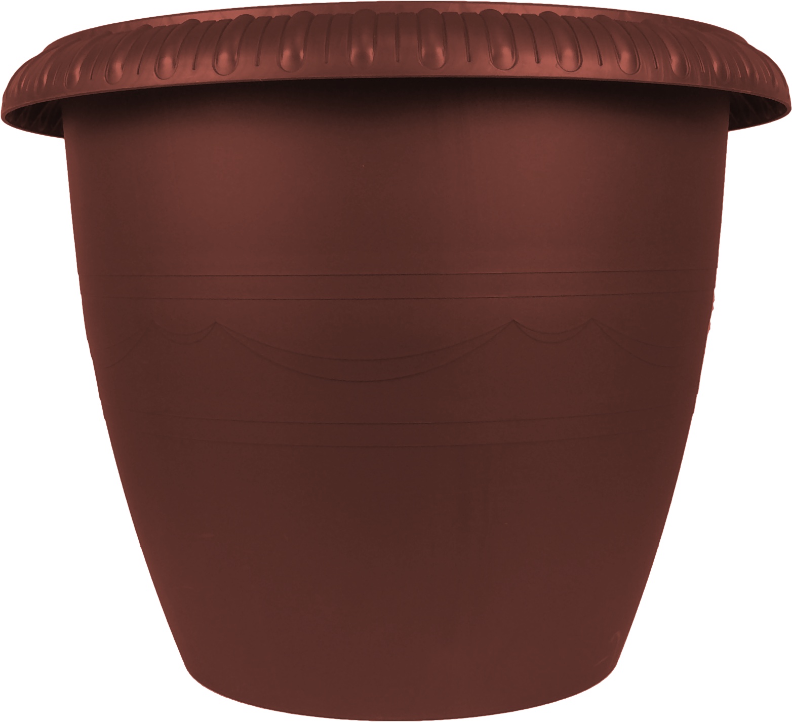 105-5K Горшок цветочный Le Jardin d=35 13 Л. Бронза бор. Цветочная коллекция 