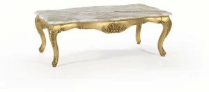 SCAPPINI & C Прямоугольный журнальный столик со столешницей из мрамора калакатта 35th anniversary 876-m