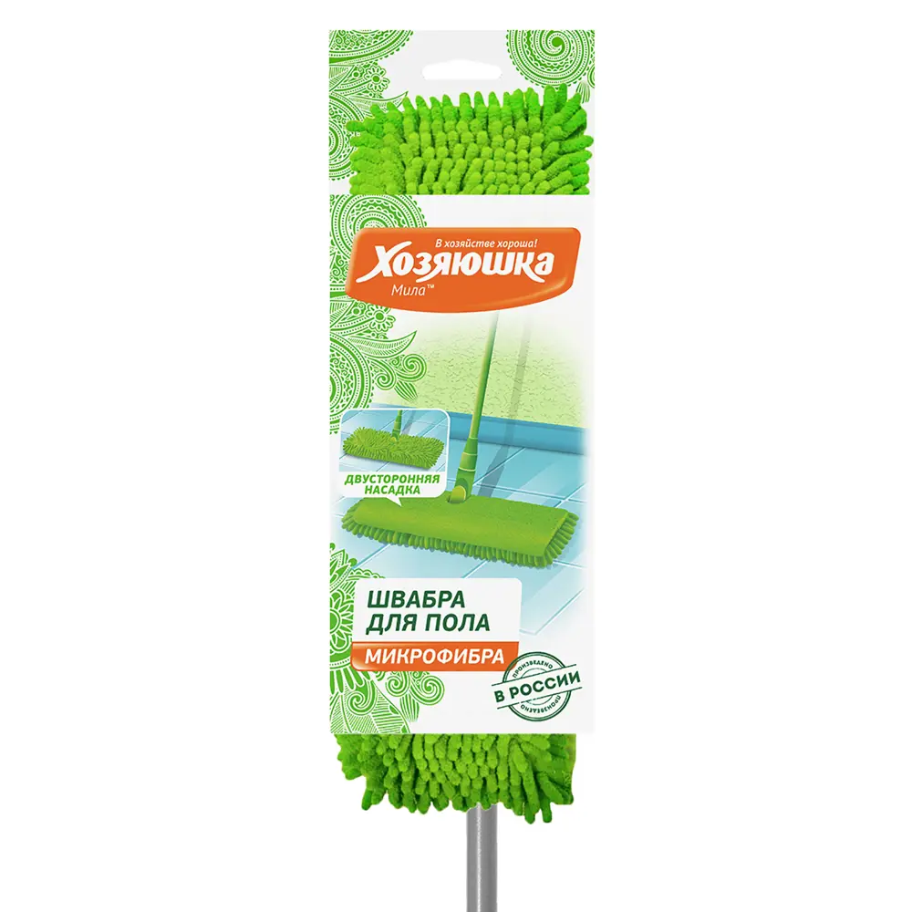 Швабра для пола Хозяюшка Мила микрофибра В ХОЗЯЙСТВЕ ХОРОША ХОЗЯЮШКА МИЛА STLM-2128744 - Вид №6