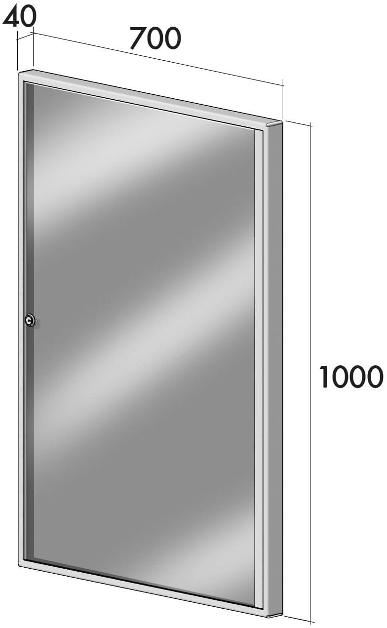 Отдельно стоящая настенная доска объявлений для общественных мест RAVASI Bacheche portacomunicati ARCH-00079281 - Вид №13