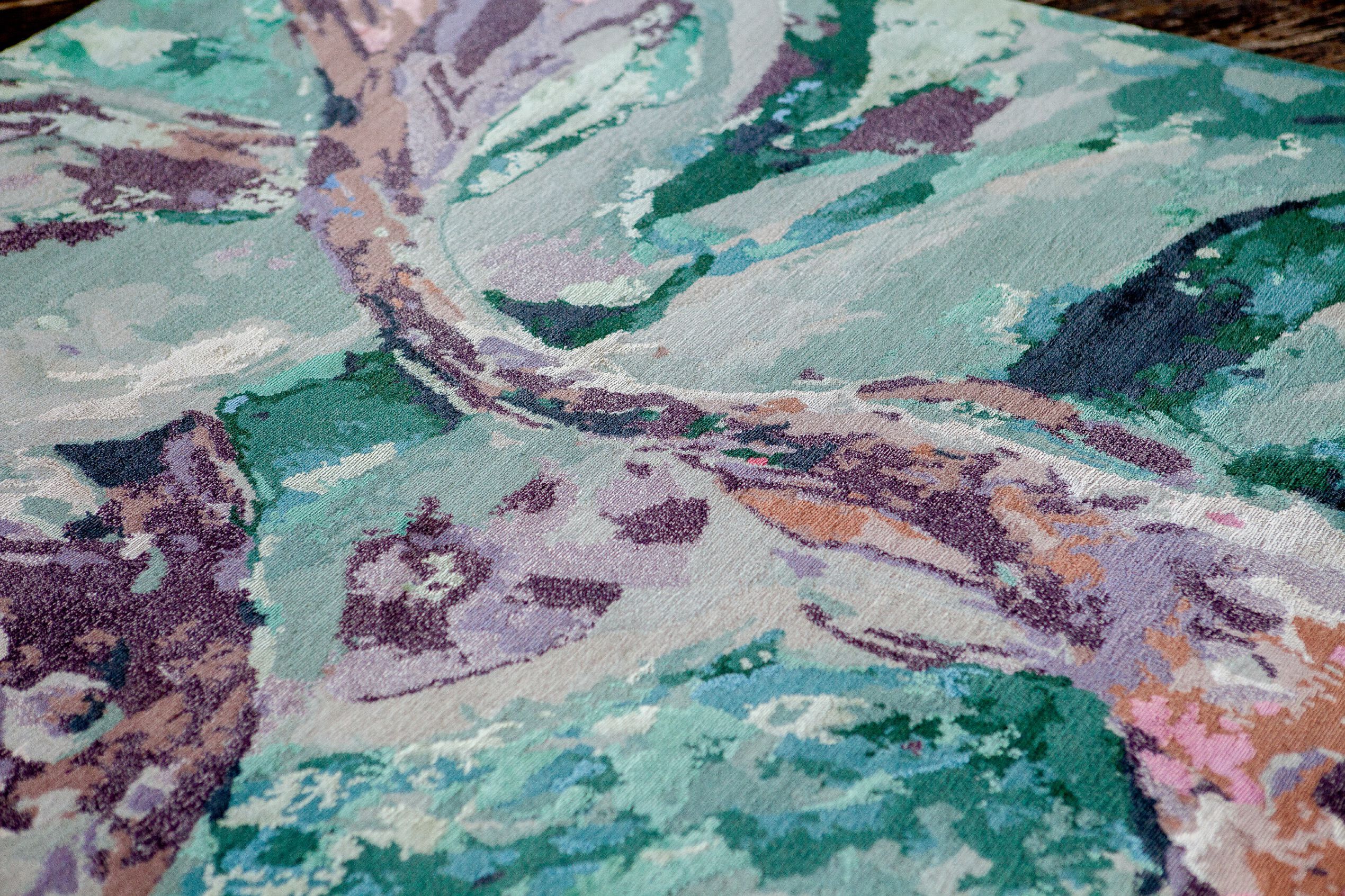 Прямоугольный ковер ручной работы Tapis Rouge Koi Pond ARCH-00129398 - Вид №5