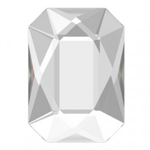 2602 Страз клеевой Crystal 14 х 10 мм кристалл в пакете белый (Crystal F 001) Сваровски