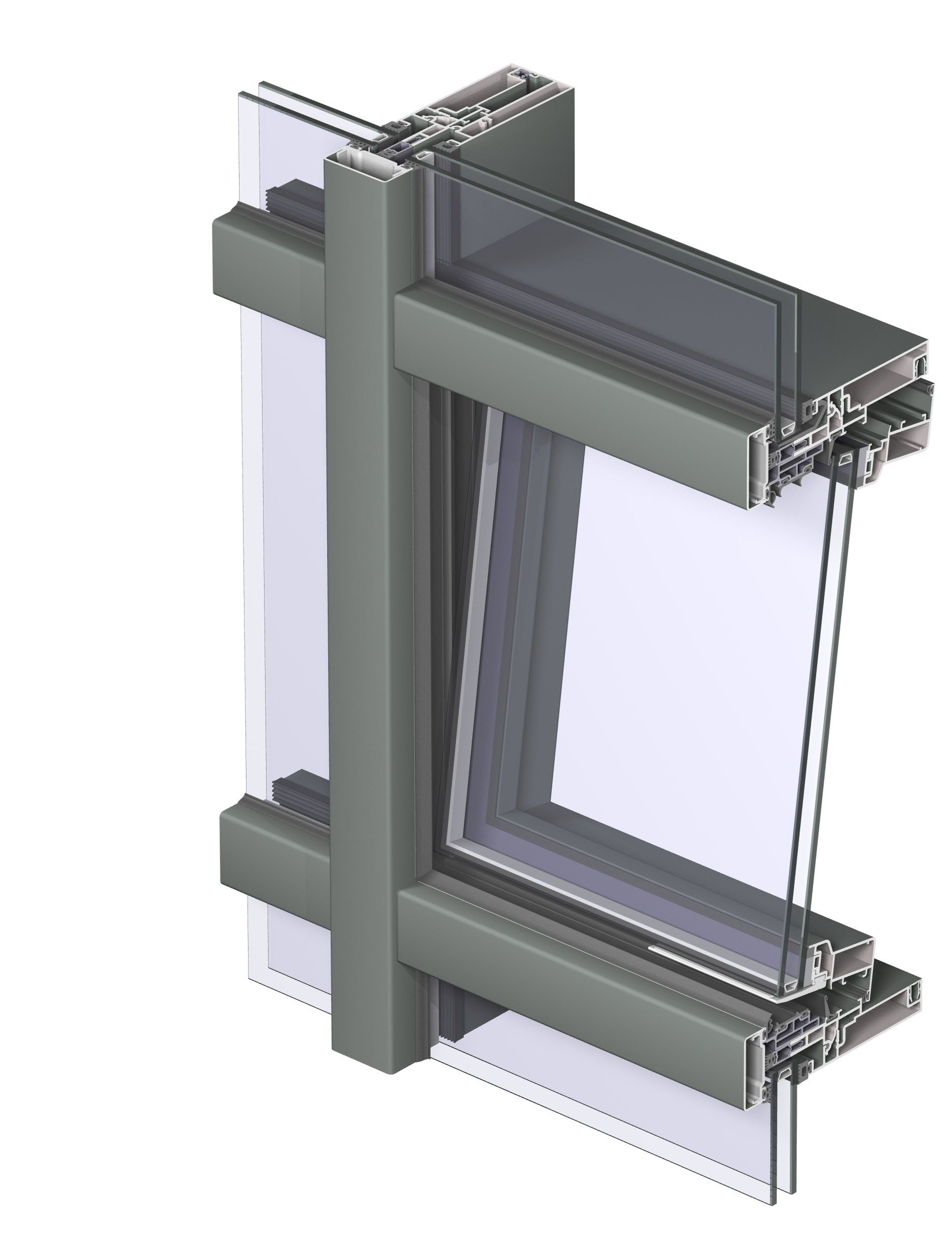 Система навесной стены Reynaers Aluminium ConceptWall ARCH-00053847 - Вид №15