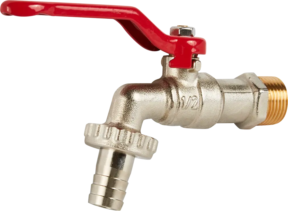 88249480 Кран шаровой со штуцером 1/2" наружная-внутренняя резьба STLM-0807643