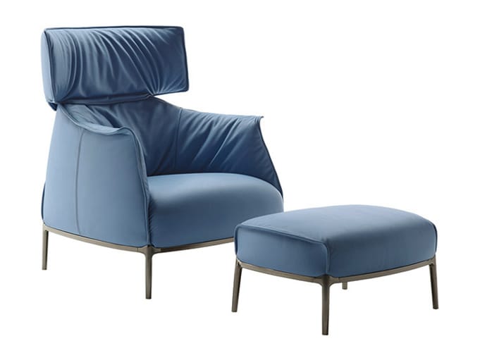 Кожаная подставка для ног Poltrona Frau коллекция-диваны и кресла ARCH-00095579