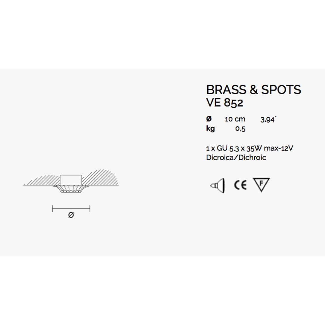 Masiero VE 852 встраиваемый потолочный ve852 - Вид №1
