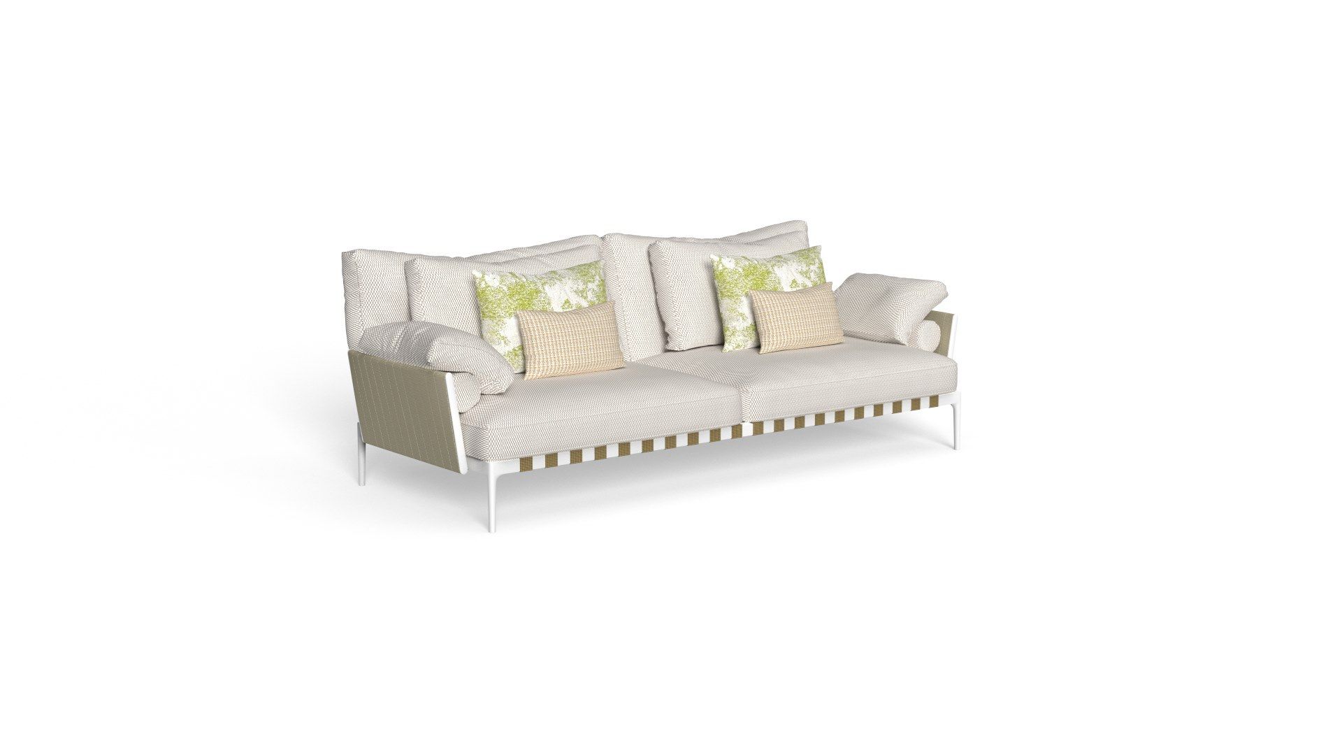 3-местный тканевый садовый диван Talenti Salinas ARCH-00141826 - Вид №7