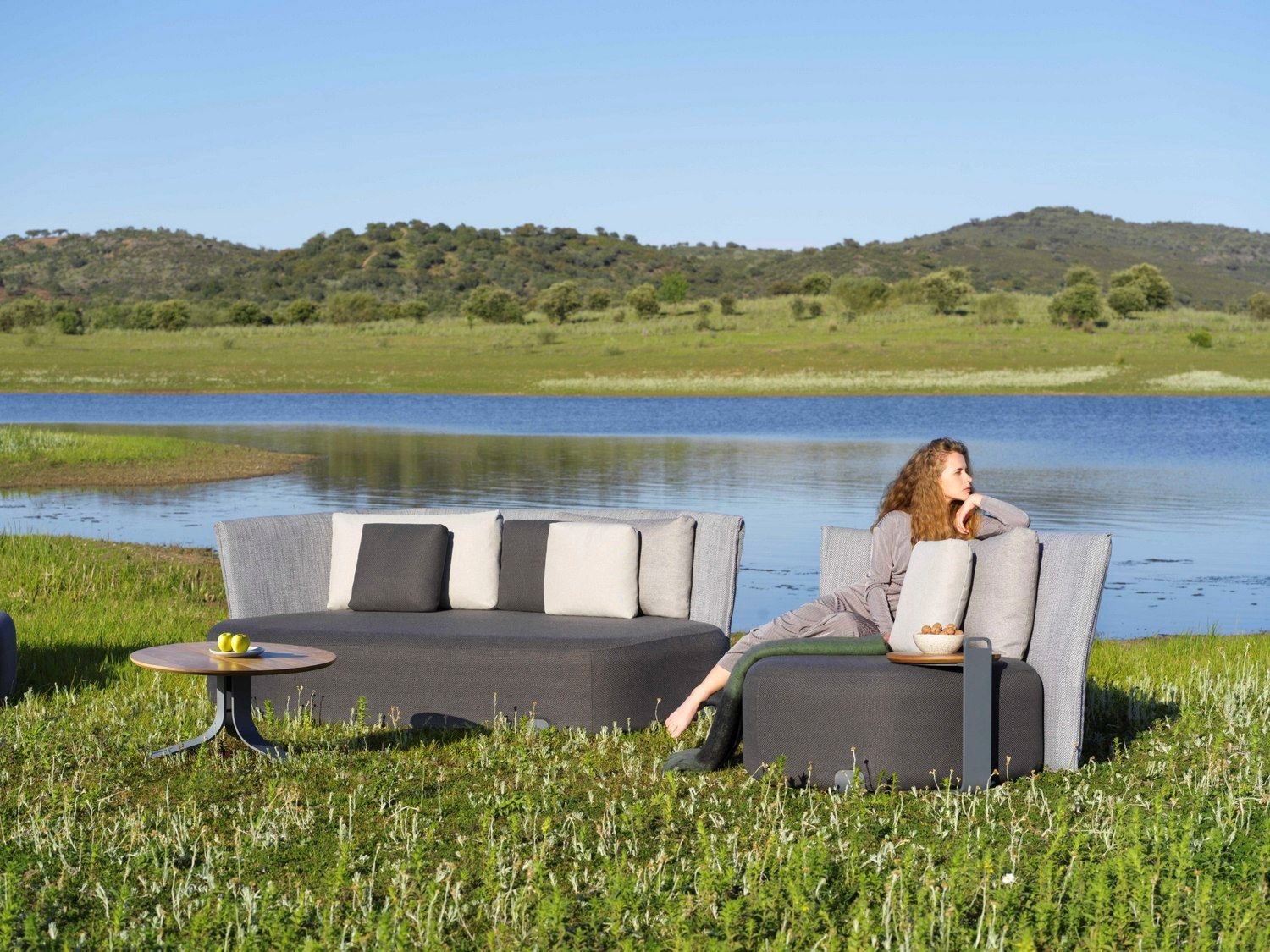 Круглый садовый столик GANDIABLASCO Isla ARCH-00064035 - Вид №12