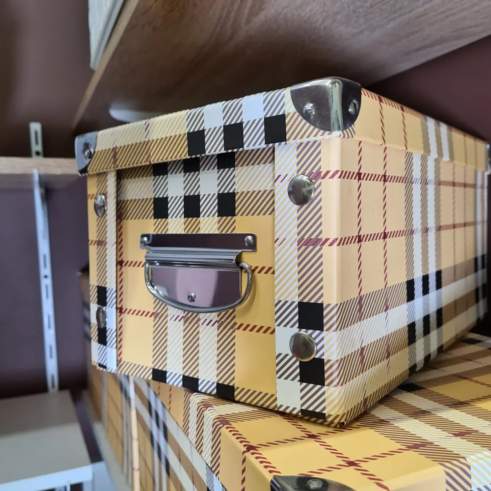 Коробка картонная 30x15x20 см клетка STORIDEA STLM-2063337 - Вид №6