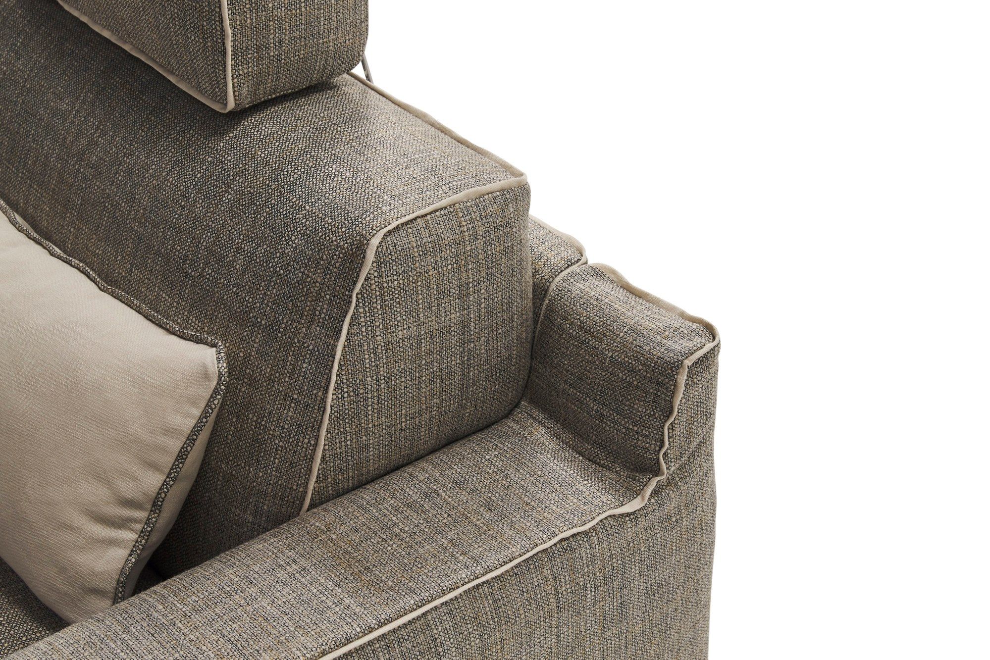 Двуспальный диван-кровать из ткани с полуостровом Milano Bedding JARREAU ARCH-00037997 - Вид №9