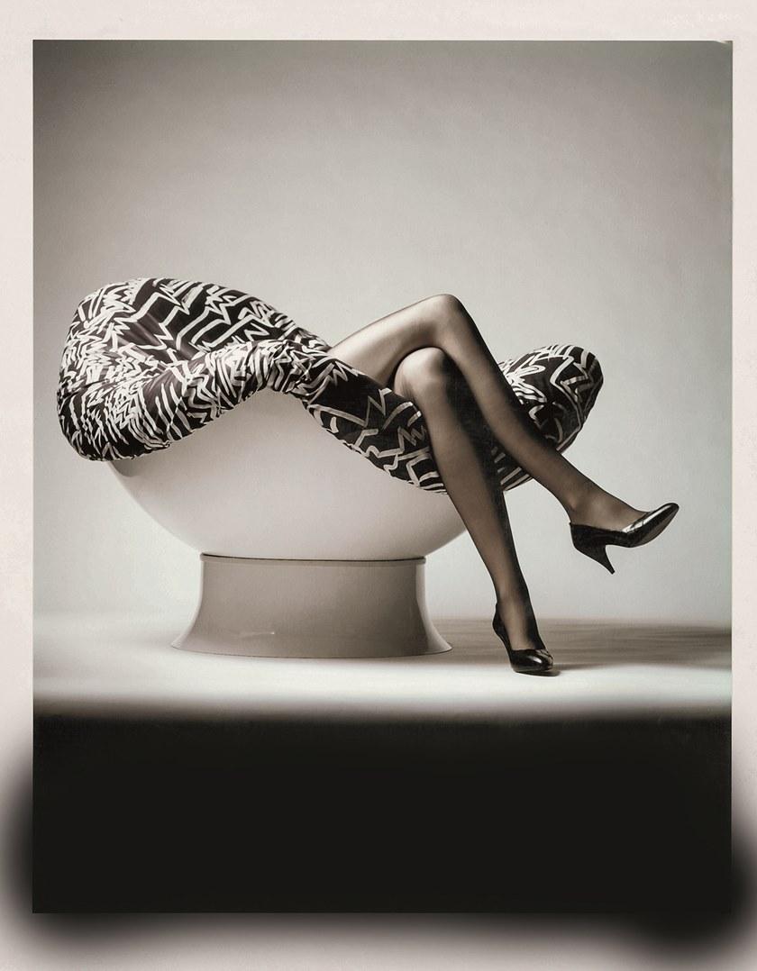 Longhi Вращающееся кресло из дакрона с подставкой для ног Bellagio – in&out collection X 125 - Вид №7