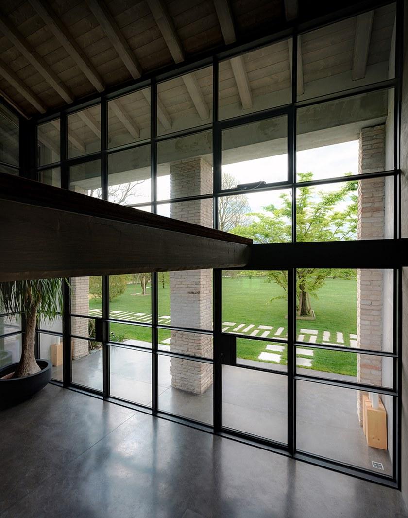 Mogs Французское окно с терморазрывом из стали Ferrofinestra sun-id-1401928 - Вид №1