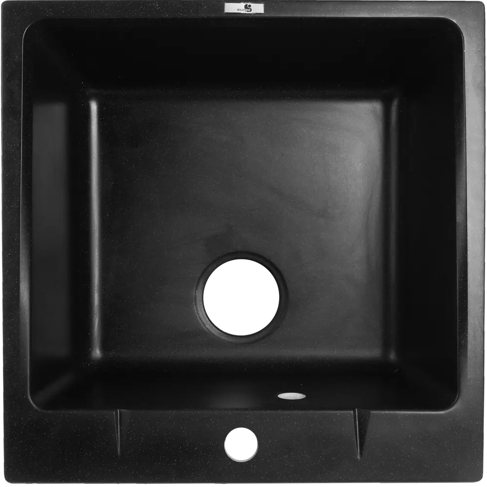 Кухонная мойка DELINIA кварцевая врезная 51×51 см антрацит 82564676 Мойка врезная STLM-0030151 - Вид №8