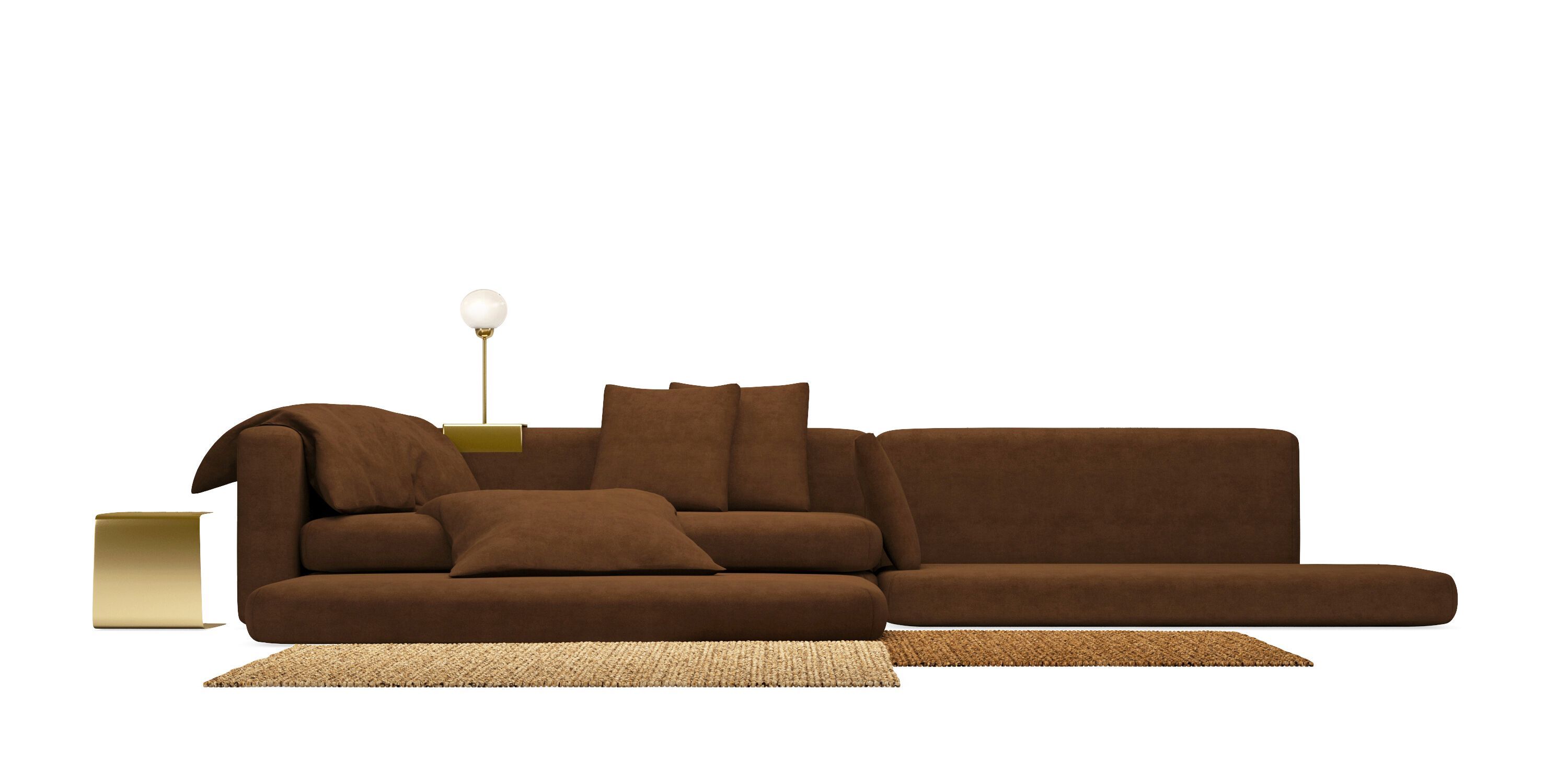 Ткань диван HANNABI MODEL NO.28 LONG ARCH-00126294 - Вид №7