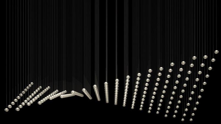 Vibia Светодиодная подвесная лампа из дутого стекла Algorithm sun-id-1411607 - Вид №11