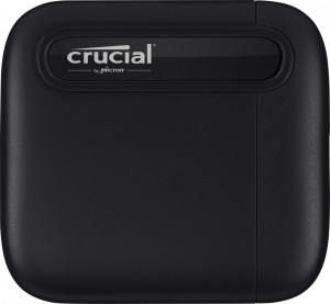 CT2000X6SSD9 2000gb x6 portable ssd, usb 3.1 gen-2 type-c, read speeds up to 540mb/s, black Crucial