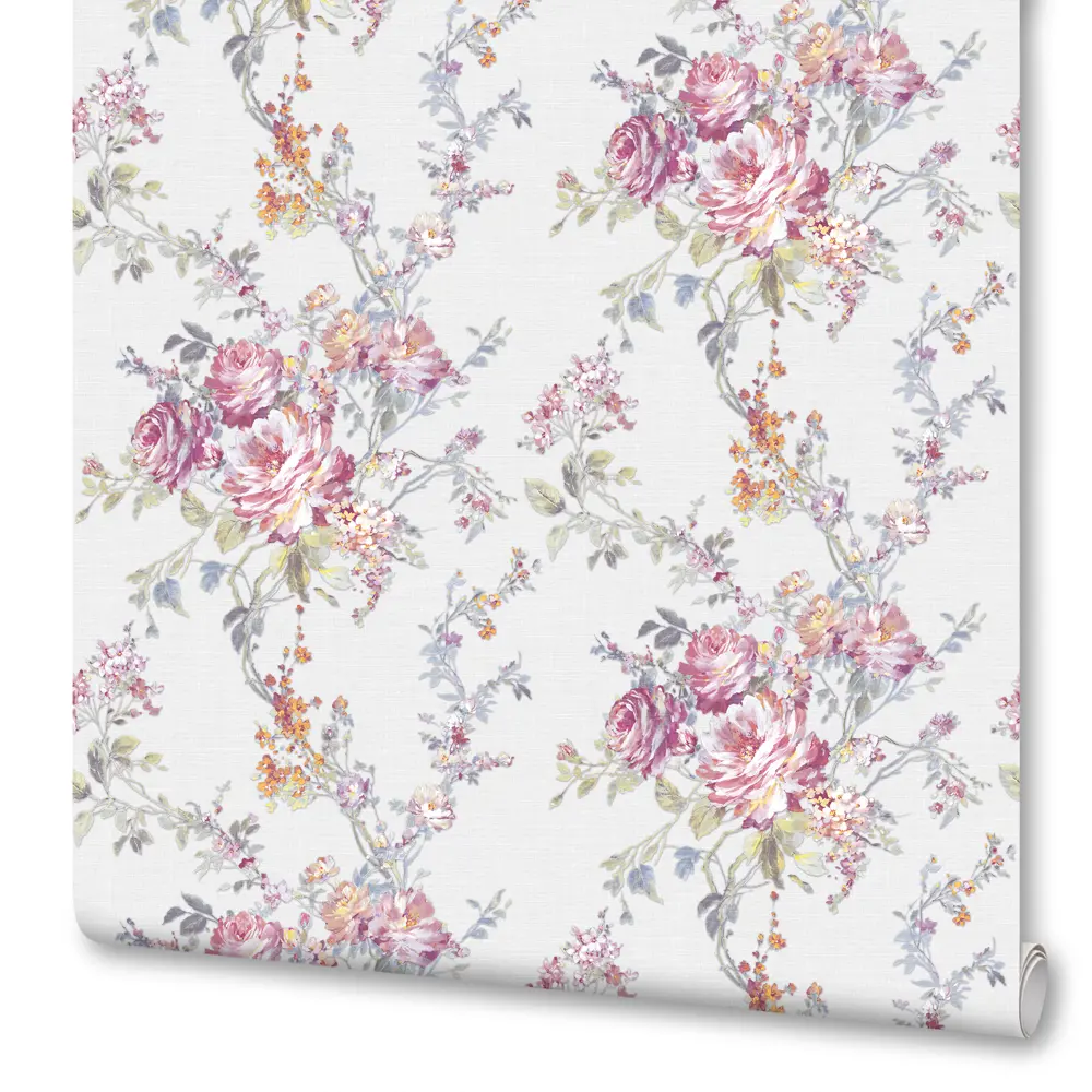 Обои флизелиновые Startdeco Полина голубые 1.06 м 989214 STLM-2119697