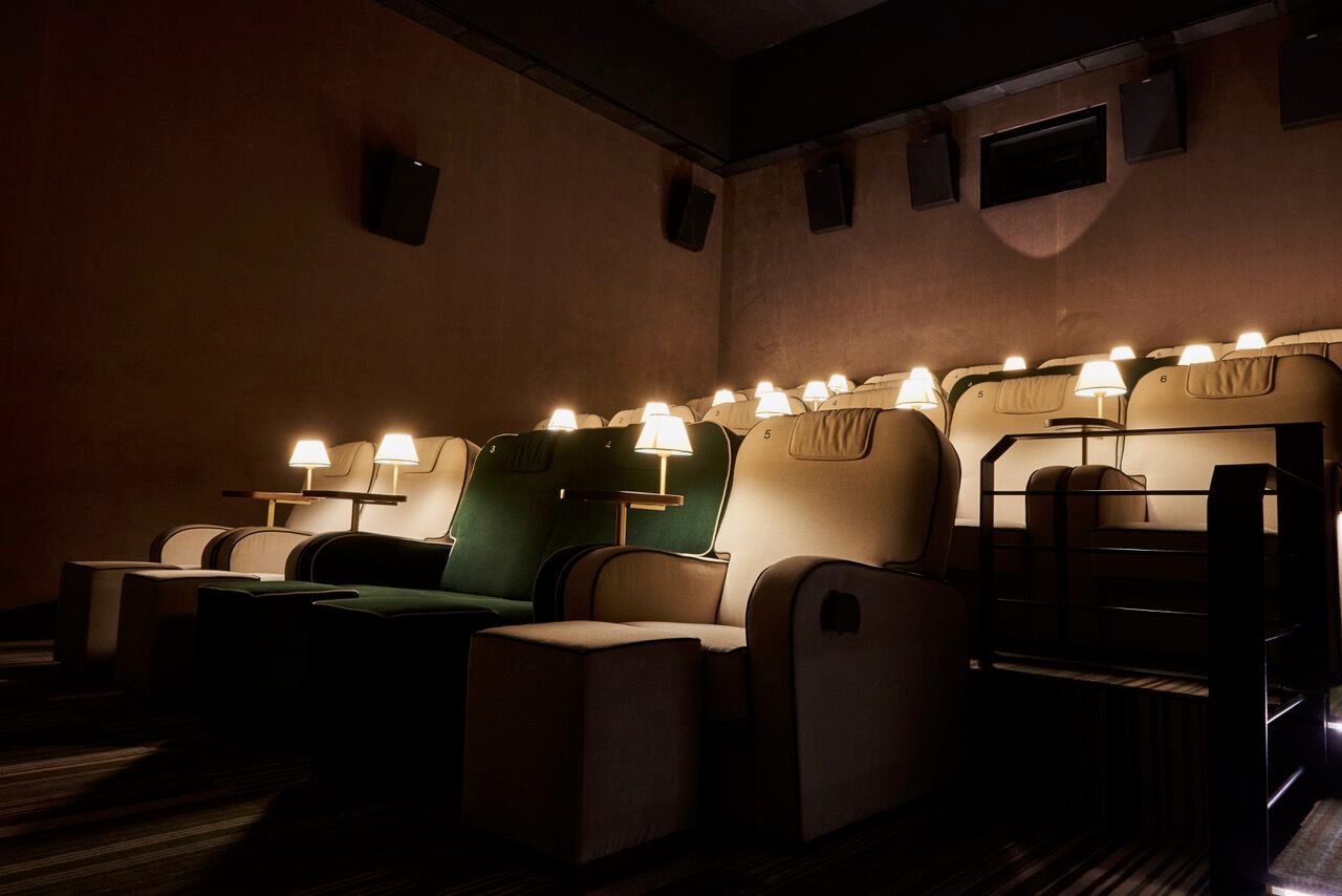 Тканевое кресло для кинотеатра с подголовником CINEARREDO BARBERINI MORETTO ARCH-00111386 - Вид №1