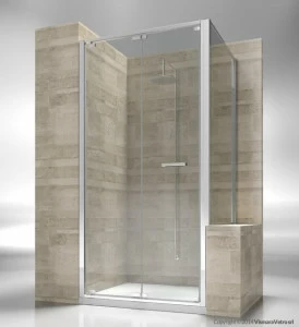 VISMARAVETRO Душевая кабина из закаленного стекла Junior