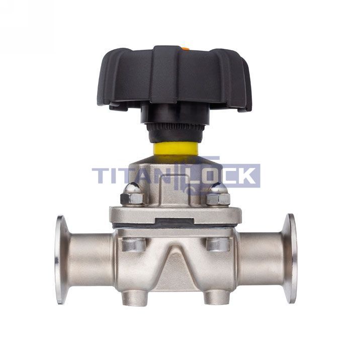 Мембранный клапан нерж.316 типа clamp-clamp, DN20 DIN TL20DVCLSS TITAN LOCK  - Вид №4
