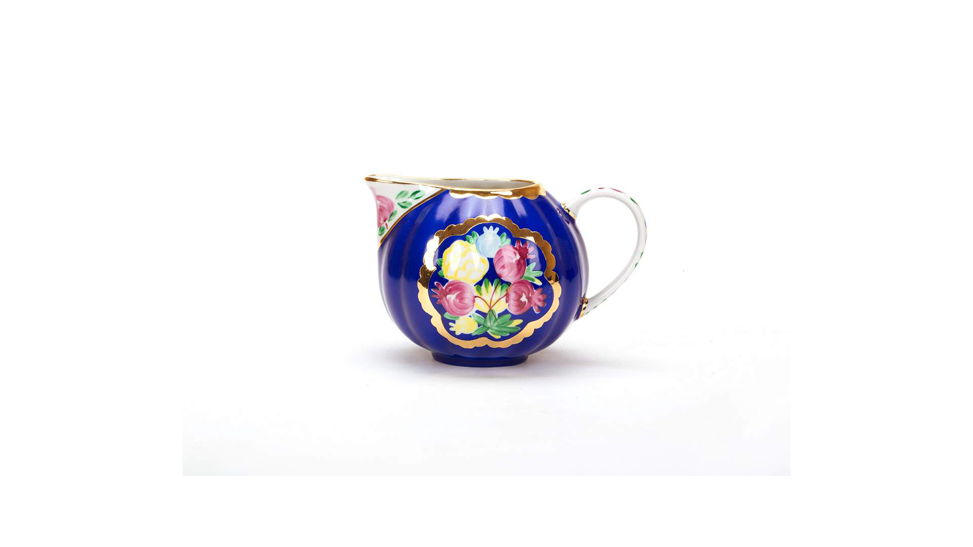 10618113 Дулевский фарфор Сервиз чайный 6/15 "Тюльпан" "Красавица Синий" Фарфор  - Вид №3