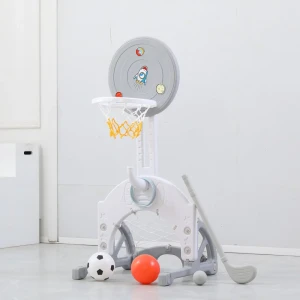 91637109 Баскетбольная стойка Unix Kids Space Grey 55x115x50 см STLM-1472293
