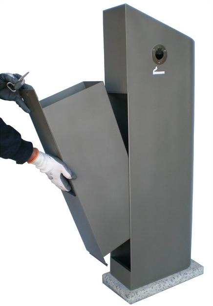 A.U.ESSE Пепельница для общественных мест из нержавеющей стали  1101009  - Вид №1