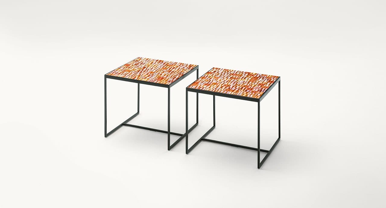 Низкий садовый стол из фаянса Paola Lenti SEGNI ARCH-00031943 - Вид №1