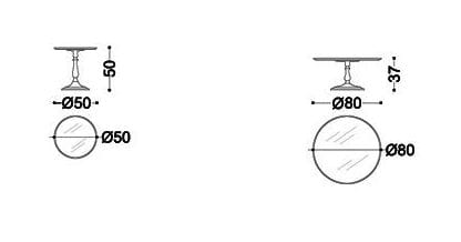Круглый журнальный столик OPERA CONTEMPORARY GENEVIÈVE ARCH-00062180 - Вид №11
