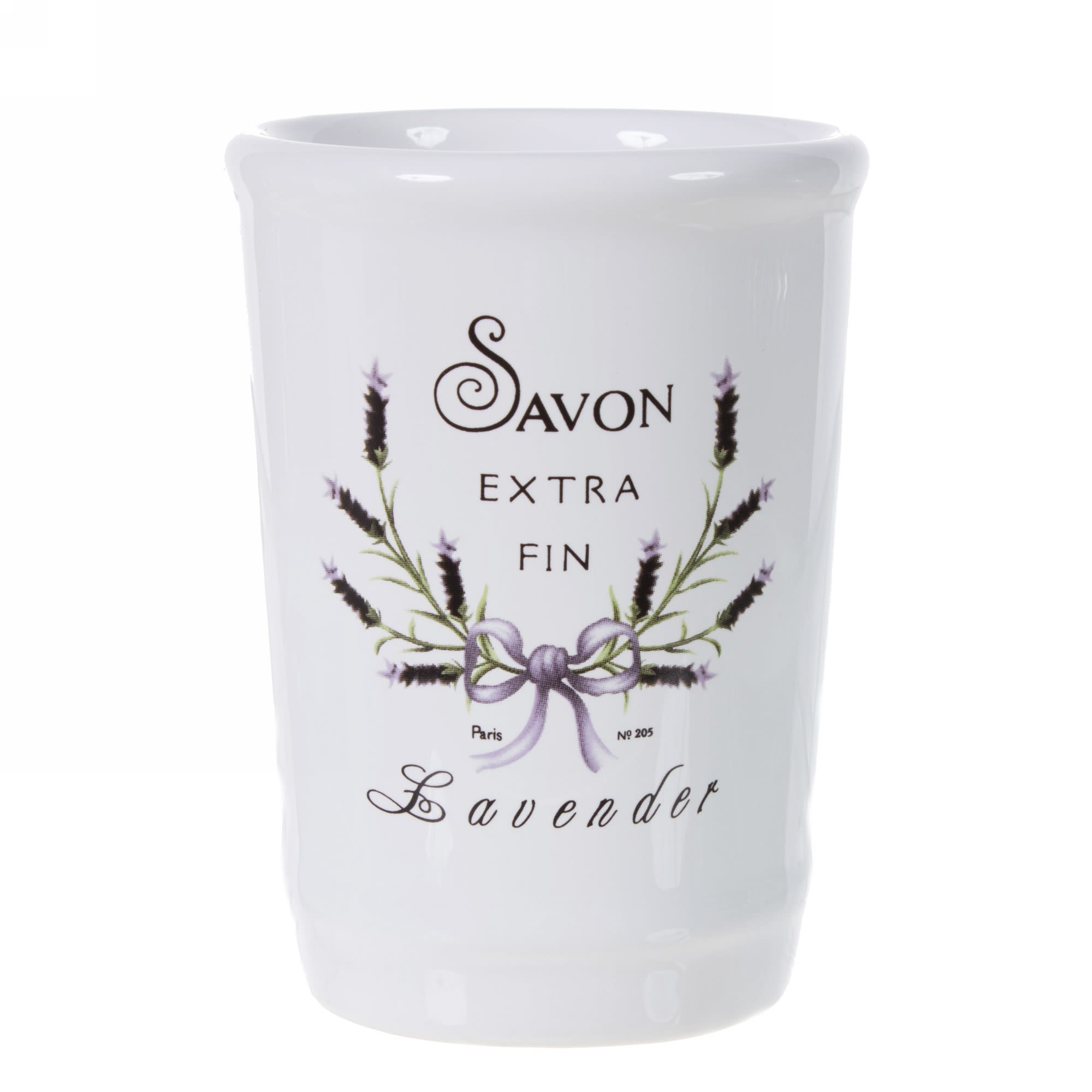 15900546 Стакан для зубных щёток настольный «» керамика цвет белый Lavender Santreyd 