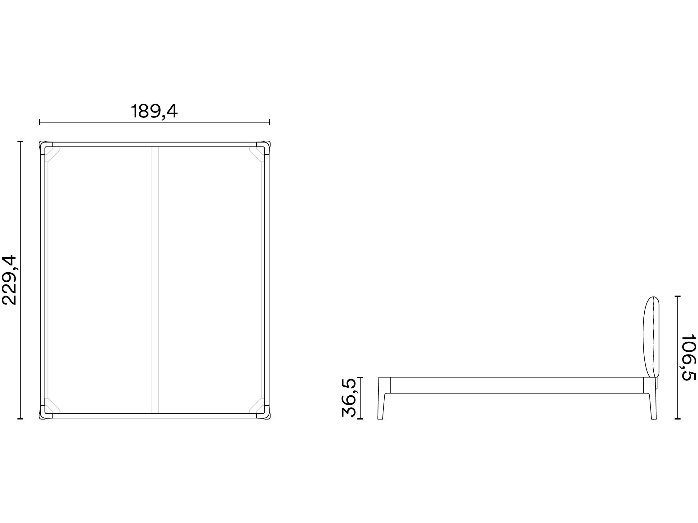 Деревянная двуспальная кровать Noah Living белье ARCH-00050929 - Вид №21