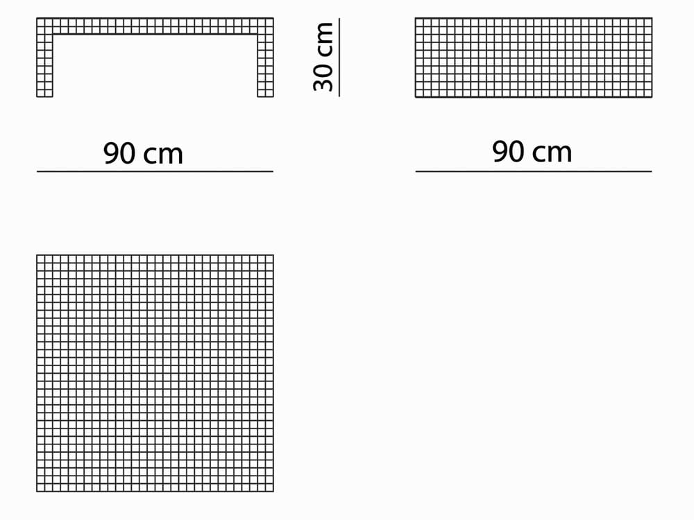 Низкий столик в тамбуре Zanotta Quaderna ARCH-00011609 - Вид №3