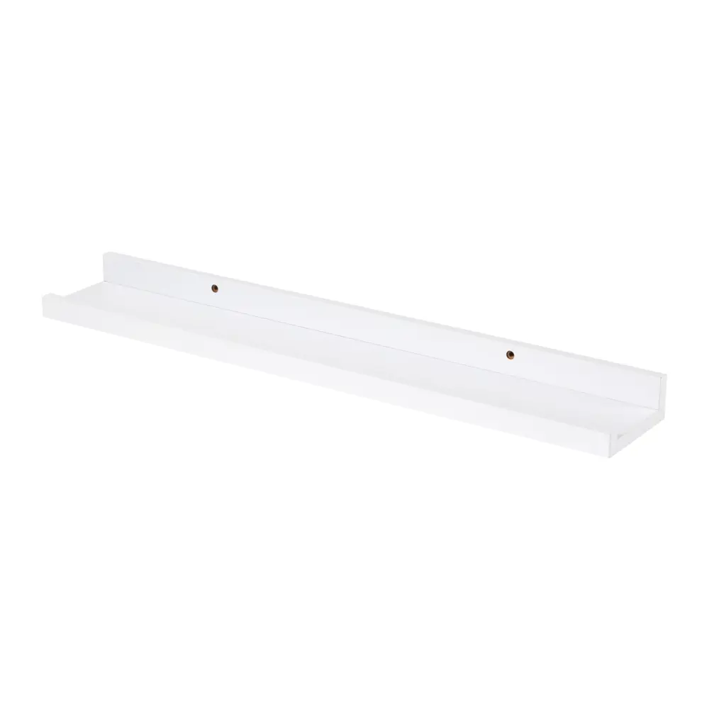 Настенная полка KONSENSA 60x10см со скрытым креплением МДФ цвет белый 89425868 STLM-2113702  - Вид №2