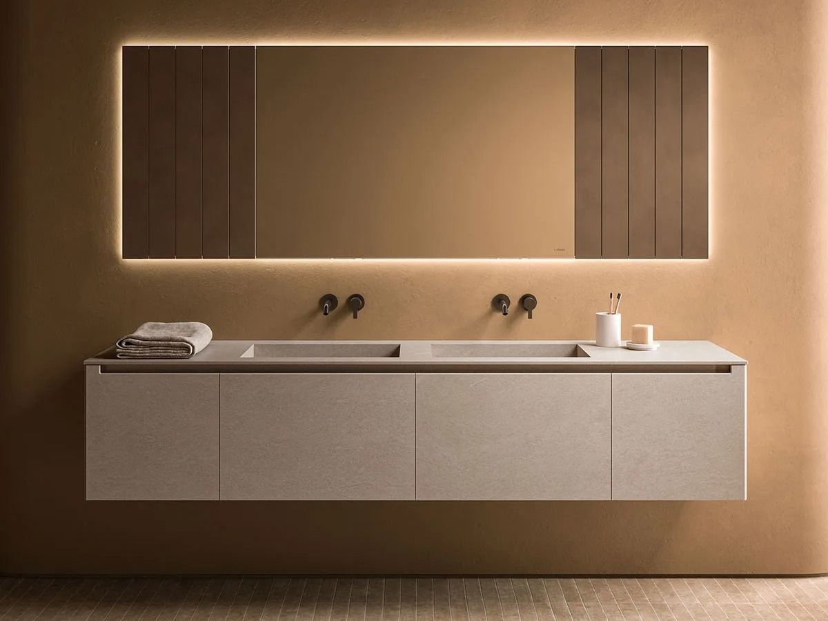 Двойной подвесной шкаф для умывальника MDi со встроенной раковиной Inbani слой ARCH-00129873 - Вид №13