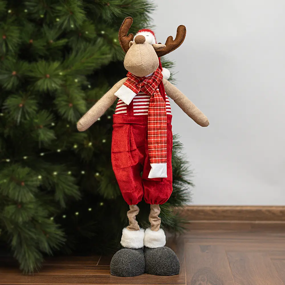 89368892 Декоративная фигура Олень Рождественский 40 см красная STLM-1330990 Santreyd 